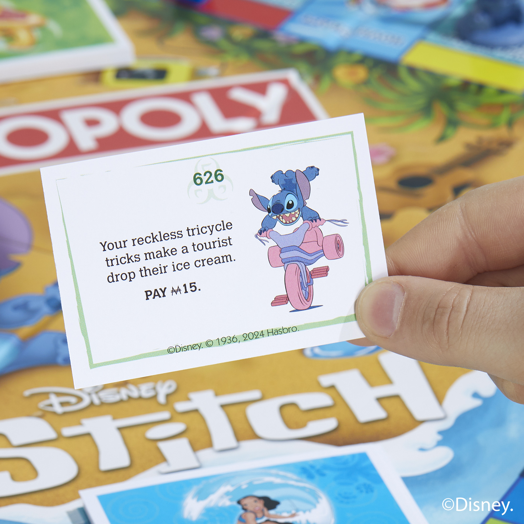 Monopoly Disney Stitch Edition Board Game for Ages 8+ photo 2