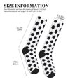 thumbnail image 4 of Pofeuu Soccer Ball Print Compression Socks for Women & Men Circulation - Best Support for Nurses,Running,Athletic,Sports, 4 of 7