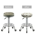 thumbnail image 5 of Fotbe German Shepherd Dog Stool Covers Round,Waterproof Round Bar Stool Covers Bar Chair Covers Washable Stool Cushion Slipcover for 12-14 Inch Chair-12 inch, 5 of 7