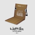 thumbnail image 4 of Silla plegable para acampar, asiento con respaldo, muebles para interiores y exteriores (caqui), 4 of 5