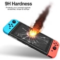 thumbnail image 2 of Nintendo Switch Screen Protector Glass （2- Pack） Nintendo Switch Tempered Glass Screen Protector + TPU & PC Slim Protective Case Cover, 2 of 7