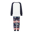 thumbnail image 5 of DuAnyozu Matching Family Pajamas Set Striped Christmas Pajamas Sleepwear Dad Mom PJs, 5 of 9