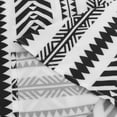 thumbnail image 5 of Women's Wrap V Neck High Waist Dress Flare Half Sleeve Trendy Printed Casual Loose A Line Dress Knee Length Dress, 5 of 7