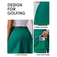 thumbnail image 4 of Pinspark Golf Skirts for Women Tummy Control Tennis Skorts Skirt with Pockets High Waisted Athletic Skort Pickleball Running Skirt, 4 of 6