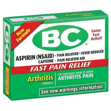 Bc Arthritis Formula Pain Reliever Powders 6 ea (Pack of 2)