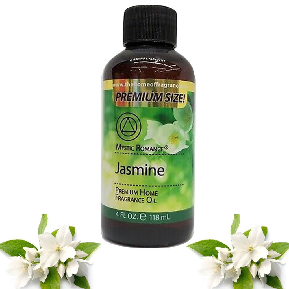 1 Jasmine Premium Aromatherapy 4oz Fragrance Diffuser Oils Burn Fresh