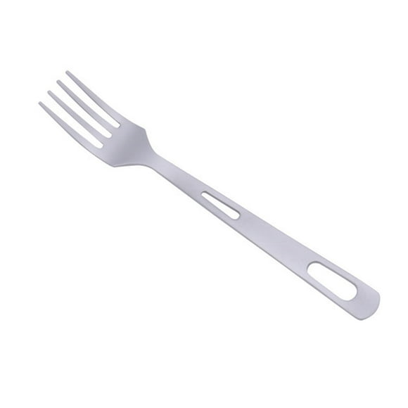 Yeacher Titanium Cutlery Set Portable Travel Home Outdoor Tableware Titanium Tableware Cutter Fork Spoon Set