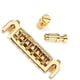 thumbnail image 1 of Naiovety Puente de metal Accesorios mejorados Instalación práctica Sillín reemplazado Tamaño compacto Ajustable Sillín reemplazado profesional Accesorios para instrumentos musicales Oro GA107 Naiovety OD027785-02, 1 of 6
