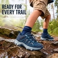 thumbnail image 6 of EQW Kids Waterproof Hiking Shoes Boys Girls Outdoor Walking Sneakers Lightweight Non-Slip Trail Shoes with Quick Lace for Toddler Little Kid Big Kid, 6 of 8