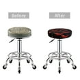 thumbnail image 5 of Lsque Red Hot Chili Pattern Round Bar chair cushion covers Velvet Fabric Premium Comfort Protects from Scratches and Stains for 14-17 Inch Chair-14 inch, 5 of 7