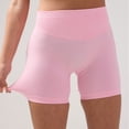 thumbnail image 7 of IWRICH Women's Workout Impact Shorts Scrunch Lifting Gym Seamless Booty Biker Shorts High Waisted Tummy Control Yoga Shorts Pink XL, 7 of 7