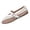 White, variant on Mesh Mary Jane Flats, Breathable Ballet Shoes, Women's Mesh Mary Jane Flats Breathable Woven Ballet Shoes Casual Buckle Strap Pointed Toe Dress Shoes Lightweight Loafers, Red 9