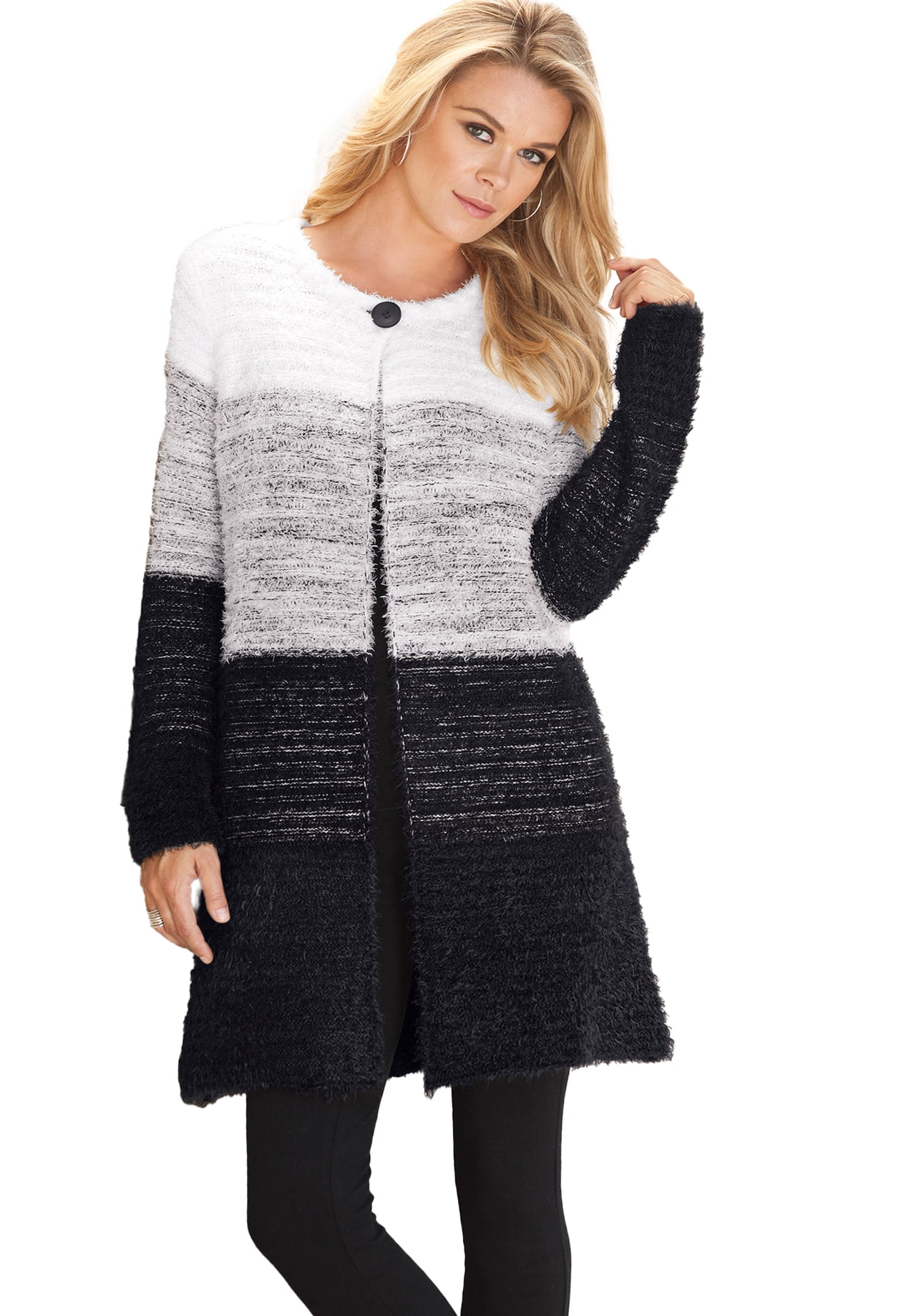 Ombre Eyelash Cardigan - Walmart 