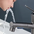 thumbnail image 4 of BUYISI Vanity Faucet Sleek And Stylish Look Sturdy Copper Alloy Easy Cleaning Gray, 4 of 7