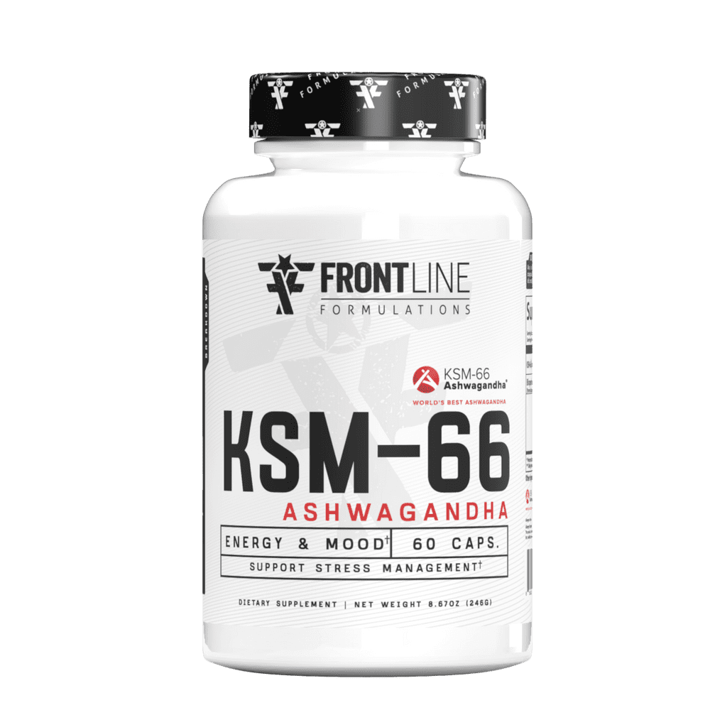 Frontline Formulations Ashwagandha KSM-66 Capsules, 60 Count
