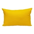 thumbnail image 2 of 12" X 18" Yellow Cotton Lumbar Throw Pillow, 2 of 6