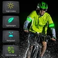 thumbnail image 4 of OUSITAI LED Reflective Straps Armband USB Rechargeable Wristband LED Safety Light Running Gear Reflective Straps Tape Bracelets for Running, Cycling, Walking(White), 4 of 5