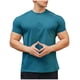 thumbnail image 2 of Blusas y camisas de manga corta y cuello redondo para hombre. Blusas casuales de verano para hombre, de manga corta, de color liso, con cuello redondo, para fitness. Blusas de poliéster para hombre., 2 of 5