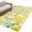 Yellow, variant on Watercolor Lemons Area Rugs 2.7'x5', Washable Small Throw Rugs for Kitchen Bedroom, Summer Purple Pink Buffalo Plaid Indoor Outdoor Rug Non-Slip Low Pile Carpet Runner Reversible Floor Mats