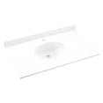 thumbnail image 1 of Swanstone 43W x 22D in. Ellipse Solid Surface Vanity Top, 1 of 3