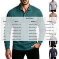 thumbnail image 4 of Rvasteizo Mens Collared Shirts Solid Casual Long Sleeve Collared Button Up Pocket Top for Fall Winter Daily XL, 4 of 5