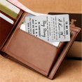 thumbnail image 3 of Stepson Card, Step Son Gifts for Birthday Graduation Christmas Wedding, Personalized Steel Engraved Wallet Card Presents, 3 of 5