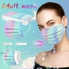 YZHM Adult Disposable Face Masks Scale Digital Printing Three Layer Protective Breathable Mask
