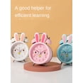 thumbnail image 2 of Alarm Clock Student with Children Boys and Girls Cute Bedside Simple Special Get Up Artifact Desktop Clock 2022 New (Blue), 2 of 5