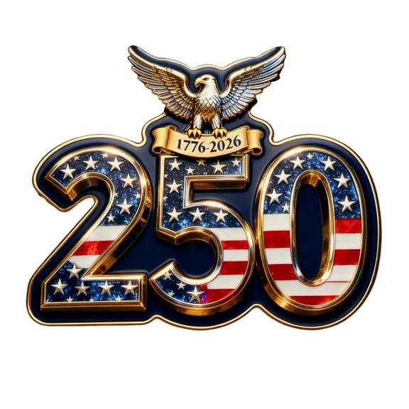 US 250th Anniversary Commemorative Brooch US Patriotic Lapel Button Brooches 1776-2026 Historic Celebration Brooch Gift For Patriot Veterans Active Duty Military Collectors