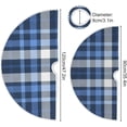 thumbnail image 3 of SKYSONIC Plaid Check Christmas Tree Skirt 36" Christmas Decorations Indoor Outdoor Tree Skir for Home Holiday Party Decorations Gift, 3 of 5