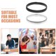 thumbnail image 3 of Brazaletes de Metal para hombre, Liga de manga elástica, soportes de manga antideslizantes, uso versátil como pulseras o ligas de manga de barman, 4 Uds., 3 of 4