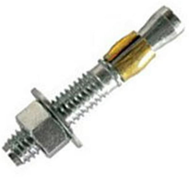 COBRA ANCHORS 496N Wedge Anchor, 761 lb Weight Capacity, Steel, Plated