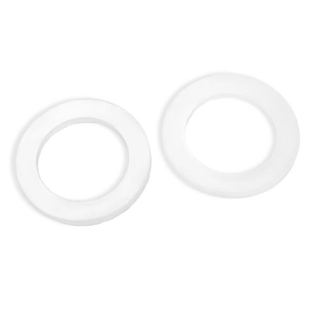 1" Silicone Washer Gaskets – Grommet Eyelet Ring Seals for Plumbing, Hose, and Faucet Connections, Pack of 2