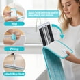 thumbnail image 3 of JOYMOOP 18 Inch Dust Mop for Hardwood Floors, Heavy Duty Industrial Wet Dry Mops with Telescopic Handle, Includes 3 Microfiber Mop Pads, 3 of 9