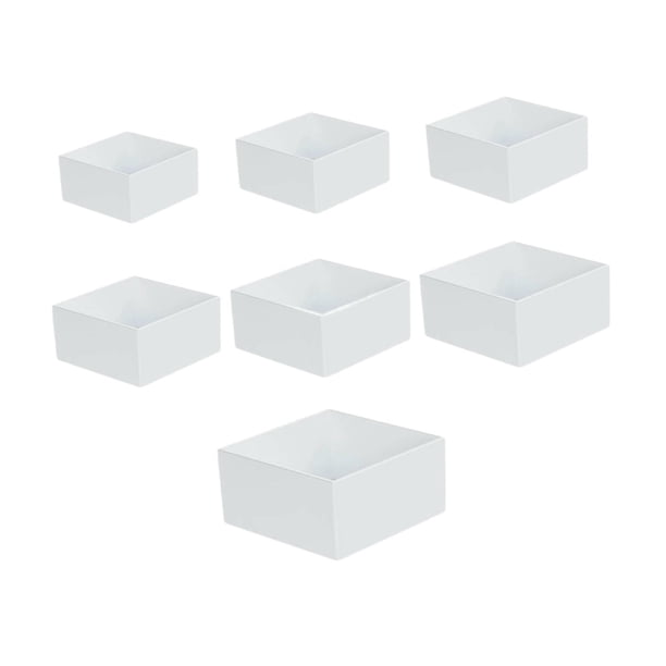 Pantalla acrílica Pantalla de alimentos Cubo de alimentos Pantalla de anidación Buffet Buffet para alimentos Pequeños Cosméticos Cosméticos Tabla de Estilo B