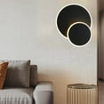 thumbnail image 3 of Minimalist Lamp Sconce, Interior DIY Wall Mount Lighting Fixtures, Acrylic Night Lights, for Bedside Room Hallway Stair Decoration , Round, 3 of 7