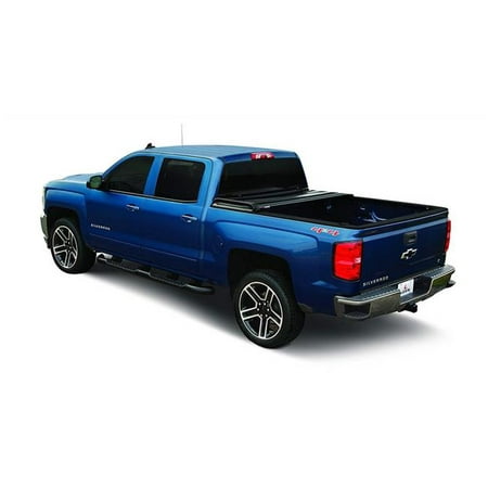 Leer 630300 8 ft. 8 in. Latitude Soft Tri-Fold Truck Bed Tonneau Cover for 2019 Plus GM Sierra