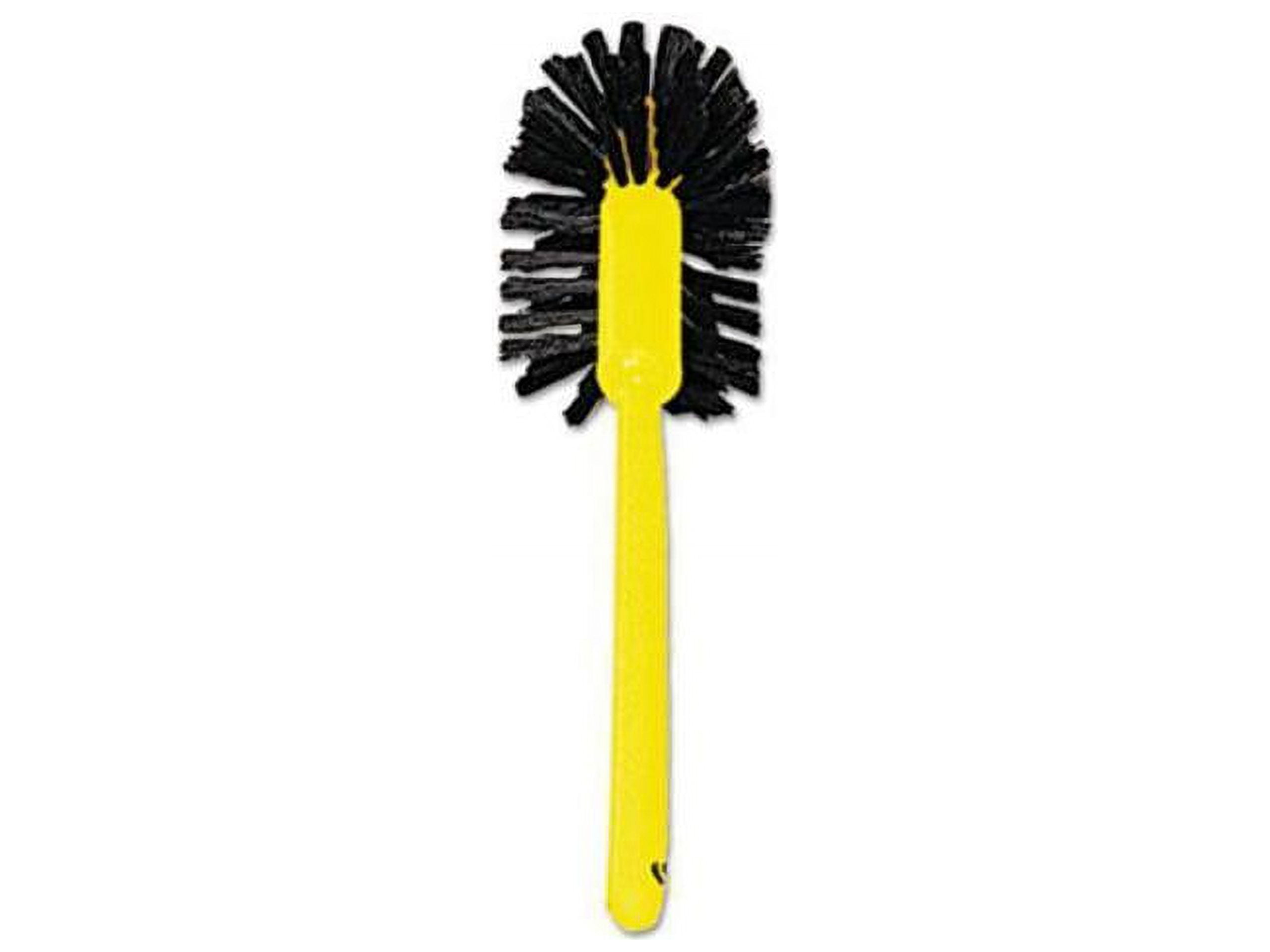Rubbermaid Commercial Commercial-Grade Toilet Bowl Brush, 17" Long, Plastic Handle, Brown -RCP6320