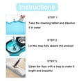 thumbnail image 3 of Cateissary 30pcs Clean Tablets Professional Cleaning Floor Tile Remover Stains Effective Dust Sheet Cleaning Detergent Sheet Tile for Suministros de limpieza para el hogar, 3 of 5