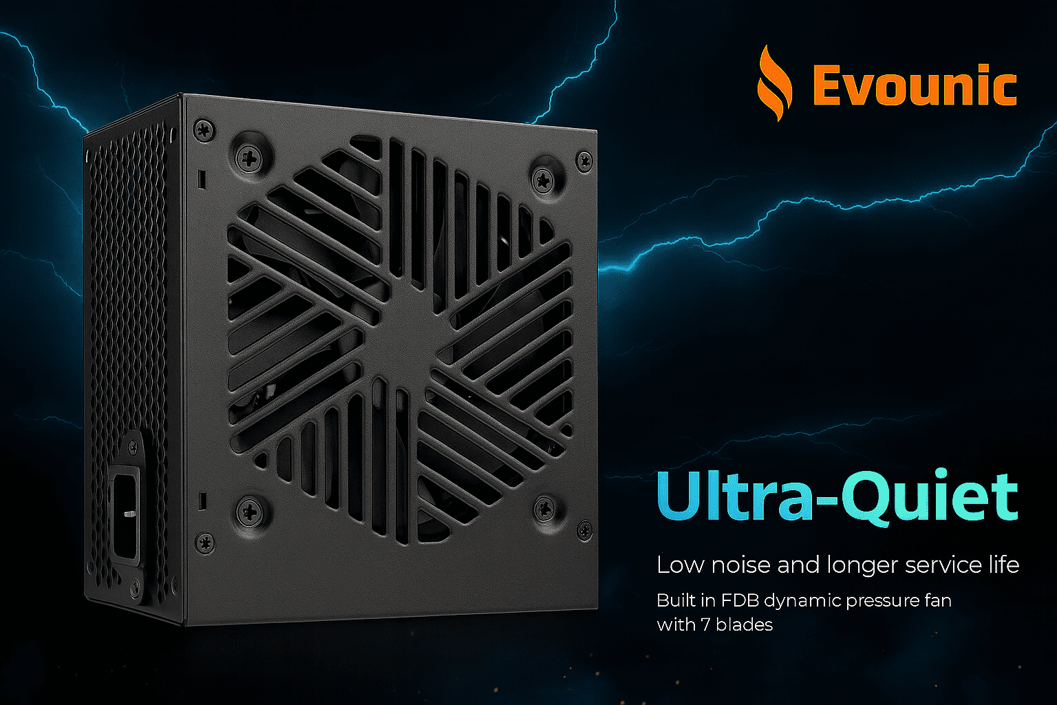 850W 80 Plus Bronze Certified ATX Power Supply – Full Modular PSU with Active PFC, Dual/Quad Core Support, SLI/Crossfire, Haswell Ready – Gaming/Desktop PC Compatible (850W Non-Modular)