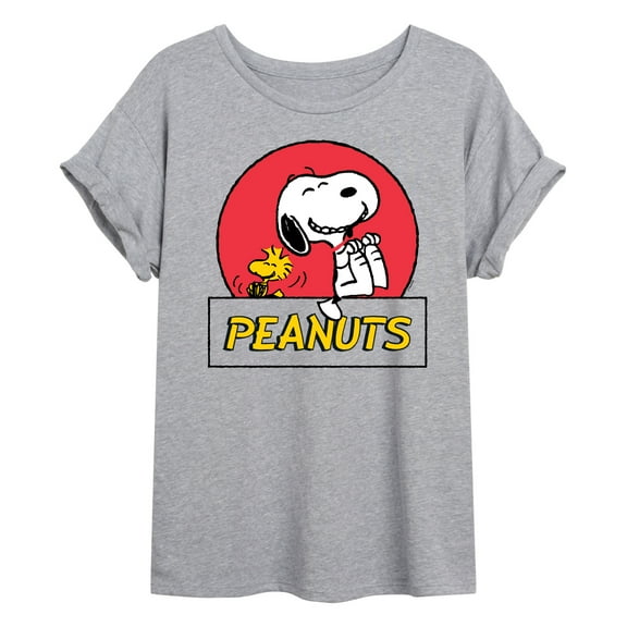 Peanuts - Snoopy Woodstock Circle - Women's Oversized T-Shirt