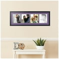 thumbnail image 2 of ArtToFrames Collage Photo Picture Frame with 4 - 8x9 Openings, Framed in Black with Grape and Black Mats (CDM-3926-5), 2 of 8