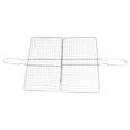 thumbnail image 2 of LEFU Panier de Barbecue en Acier Inoxydable Grande Taille 20x35cm Support en Maille avec Poignée Résistante à la Chaleur pour Steak Poisson Légumes Cuisson en Plein Air, 2 of 10