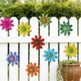 thumbnail image 4 of Outdoor Garden Wall Hanging Decoration Iron Daisy Art • 3D Metal Flower Wall Decor • Waterproof Sun-Resistant Patio Fence Balcony Living Room Accent, 4 of 9