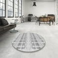thumbnail image 4 of Ahgly Company Machine Washable Indoor Square Transitional Platinum Gray Area Rugs, 8' Square, 4 of 7