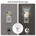 thumbnail image 3 of Balery Elegant Butterflies And Pearls Luz Nocturna LED con Sensor Automático, Enchufe con Sensor Crepuscular, Luz Suave de 0.5W para Dormitorio, Pasillo, Baño-UK, 3 of 7