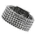 thumbnail image 1 of 7,75 Po Haute Poli Sans Placage Bracelet en Acier Inoxydable Sans Stone, 1 of 1