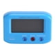 thumbnail image 1 of Reloj despertador digital con pantalla LCD portátil, función de repetición con retroiluminación, mesa, escritorio, decoración del coche (azul), 1 of 3