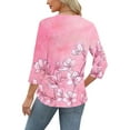 thumbnail image 4 of Womens Tops, Summer Tops for Women Over 50 Tie Front Lace Blouses for Women Plus Short Sleeve Shirts for Women Plus Womens Sports Tops Xl My Orders Placed Recently By Me My Account, 4 of 6