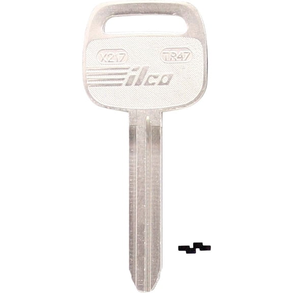 Kaba Ilco Corp. Automotive Key TR47/X217 - Nickel Plated Mechanical Key - 10 Pack